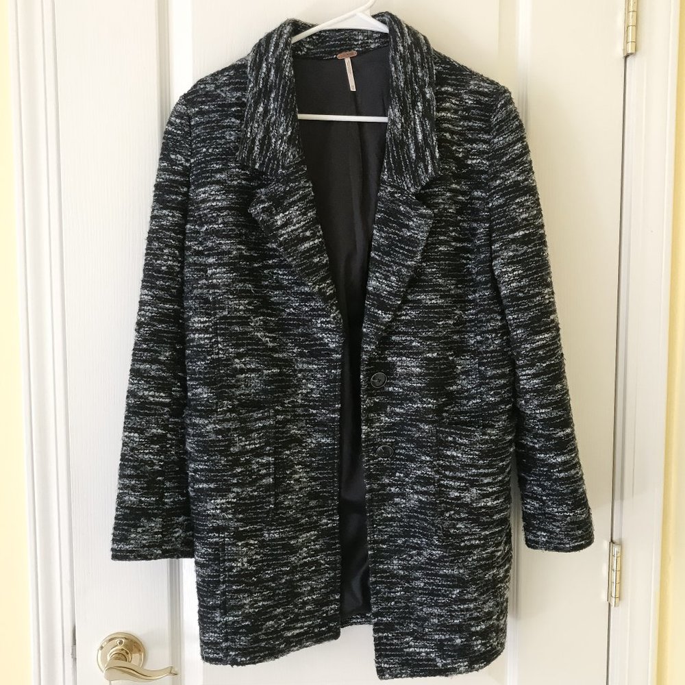 Free People Tweed Coat